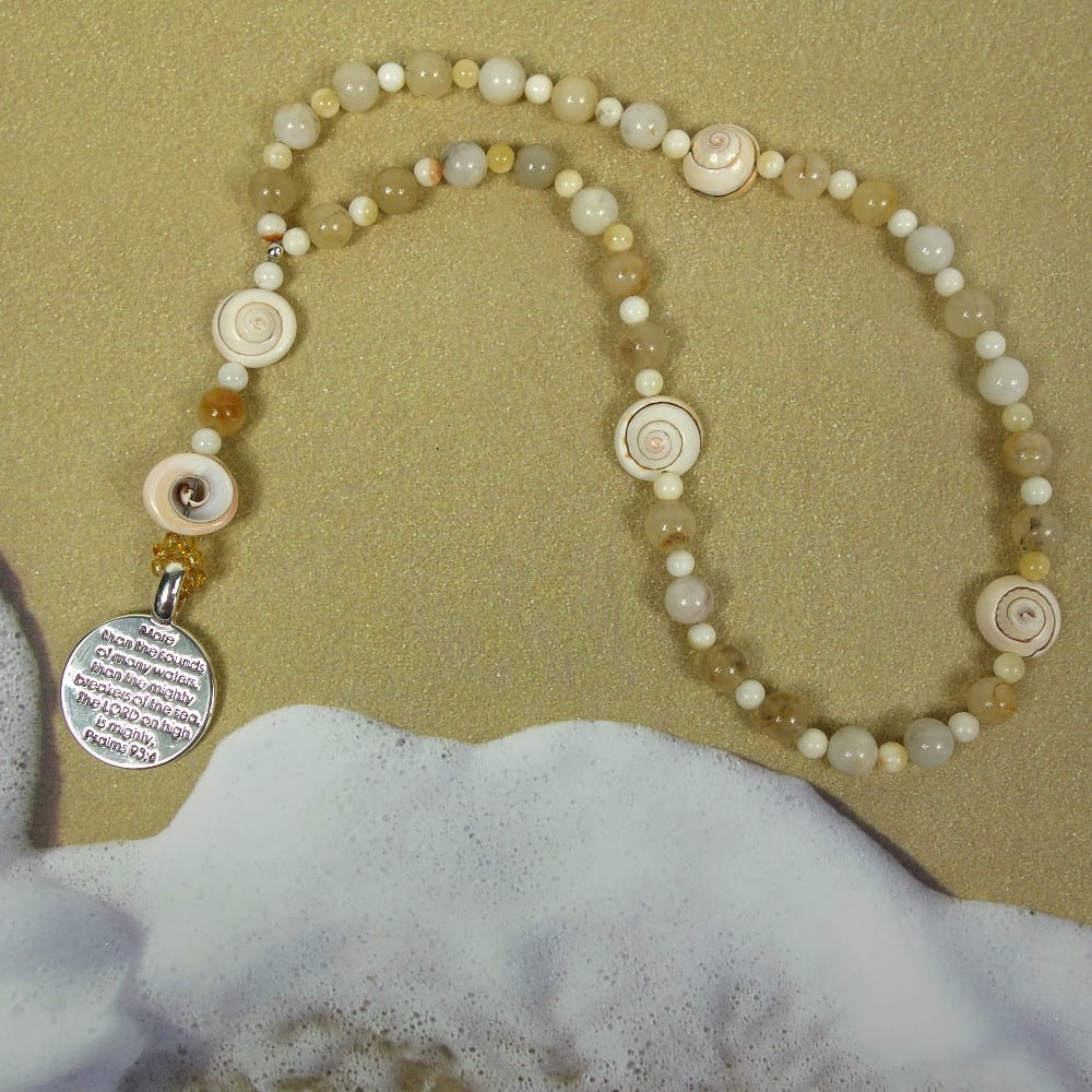 B-B-186-6 Lords Sea Shells Prayer Beads