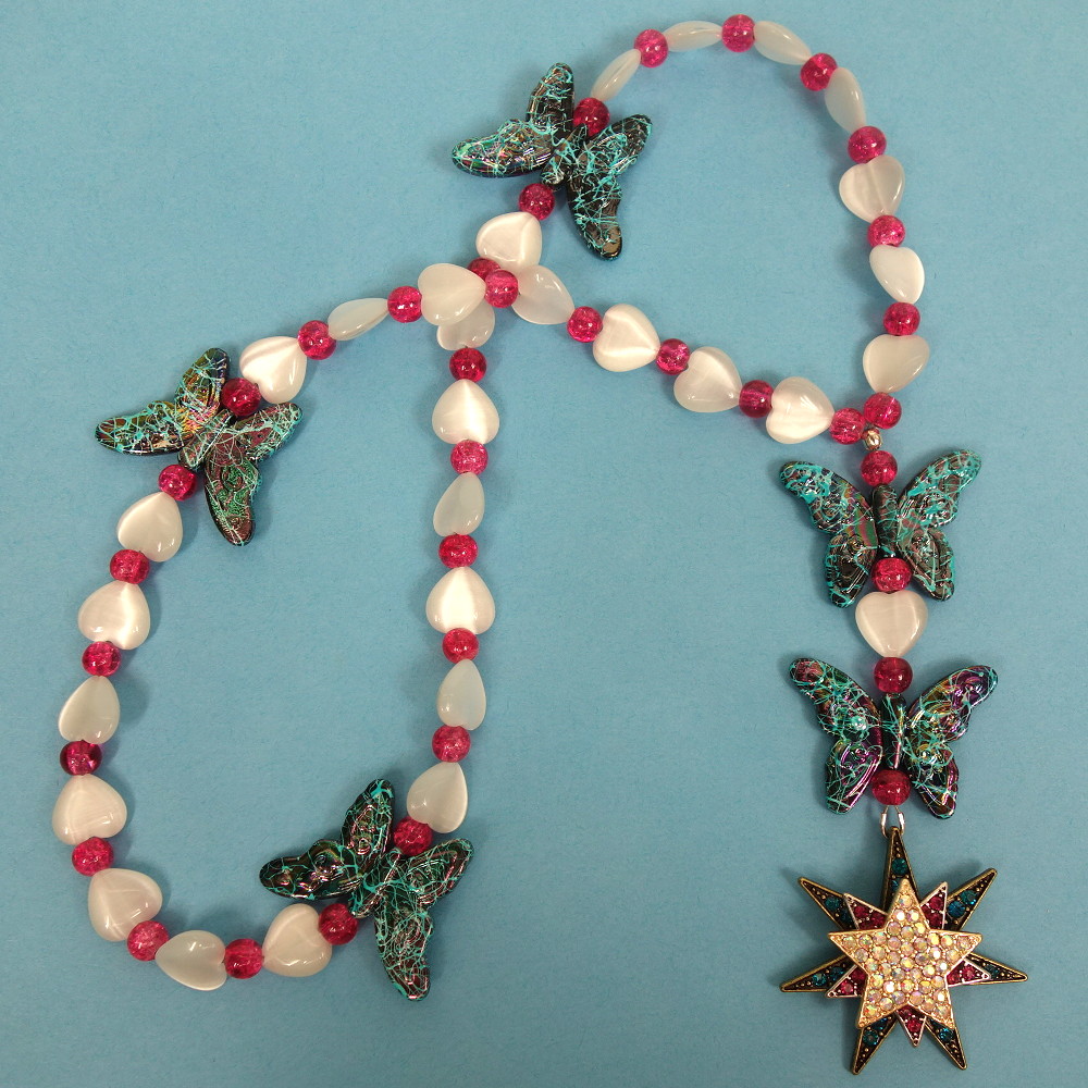B-B-195-3 Butterfly Star Anglican Prayer Beads