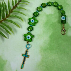 Green Evil Eye Chaplet