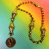Golden Fish Prayer Bead Necklace