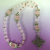 Pink Butterflies Prayer Necklace