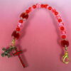 Speckled Red Chaplet Bracelet