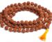 Hindu/Buddhist mala made with rudraksha beads